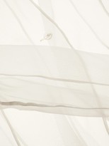 Thumbnail for your product : Ludovic de Saint Sernin Single-breasted Silk-organza Jacket - White