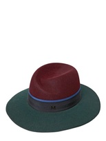 Thumbnail for your product : Virginie Two Tone Rabbit Fur Felt Hat