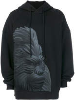 Thumbnail for your product : Juun.J ape print hoodie