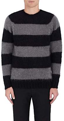 Officine Generale Men's Striped Mohair-Blend Sweater