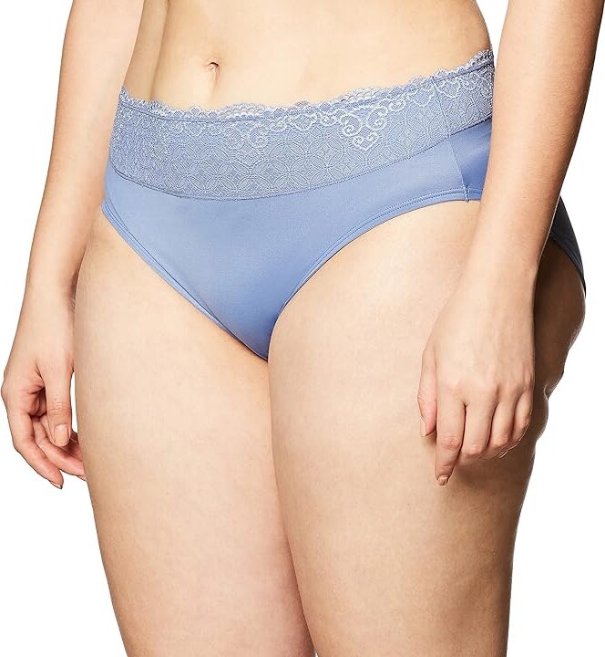 Bali Women's Passion for Comfort Hi-Cut Panty (Chateau Blue) Women's  Underwear - ShopStyle Panties