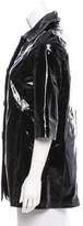 Thumbnail for your product : Vince Patent Leather Short Jacket