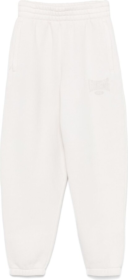 Alexander Wang Logo-Print Terry Track Pants