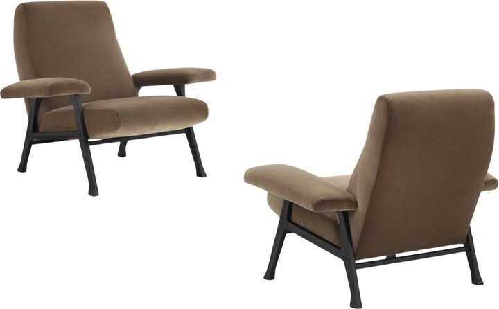 Roberto Menghi Pair Of 'hall' Lounge Chairs For Arflex 1958