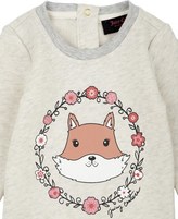 Thumbnail for your product : Juicy Couture Outlet - BABY KNIT FOX GRAPHIC FASHION TRACK ROMPER