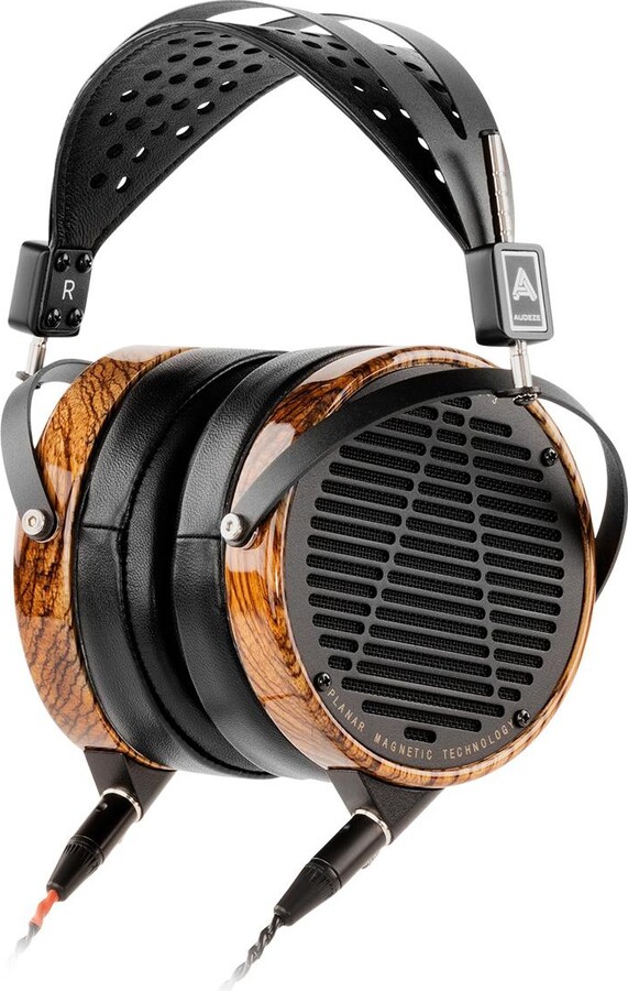 Audeze Lcd-3 Planar Magnetic Over-Ear Headphones with Carrying Case (Zebrano, Leather-Free)
