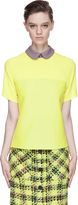 Thumbnail for your product : Roksanda Ilincic Chartreuse Yellow Estes Blouse