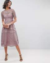 Thumbnail for your product : ASOS Design DESIGN premium occasion lace midi dress