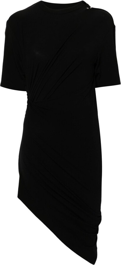 Thierry Mugler Draped Pierced Mini Dress