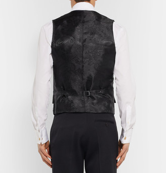 Favourbrook Double-Breasted Checked Wool Waistcoat