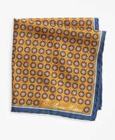 Thumbnail for your product : Brooks Brothers Medallion Pocket Square