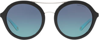 Tiffany & Co. Tf4136b 52 Black Round Sunglasses