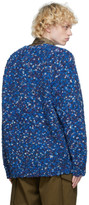 Thumbnail for your product : ts(s) tss Blue Wool Marled Cardigan