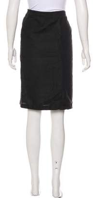 Max Mara Linen Knee-Length Skirt