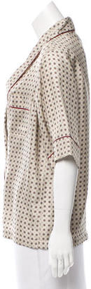 Dolce & Gabbana Silk Pajama Top w/ Tags