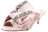 Thumbnail for your product : No.21 Crystal Embellishments Slides Pink