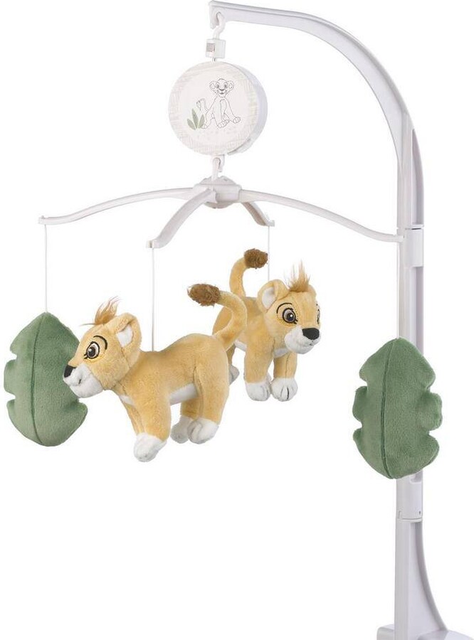 Lion King Leader of the Pack Sage and Yellow Plush Simba Musical Mobile