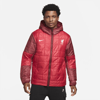 Nike Men's Liverpool FC Synthetic-Fill Jacket in Red - ShopStyle