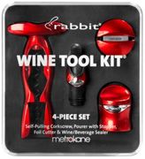 Thumbnail for your product : Metrokane Barware, Rabbit 4 Piece Wine Tool Kit