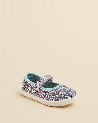 Toms Girls' Floral Print Mary Jane Flats - Baby, Walker, Toddler