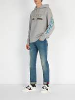 Thumbnail for your product : Gucci Ace Low Top Leather Trainers - Mens - White Multi