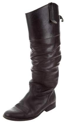 Golden Goose Distressed Knee-High Boots