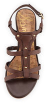 Thumbnail for your product : Sam Edelman Angela Studded T-Strap Sandal, Dark Brown (Stylist Pick!)