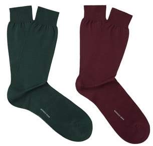 MANGO 2 Pack Plain Socks