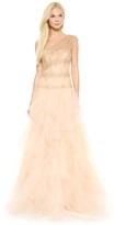 Thumbnail for your product : Marchesa One Shoulder Ball Gown