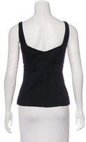 Thumbnail for your product : Narciso Rodriguez Scoop Neck Sleeveless Top