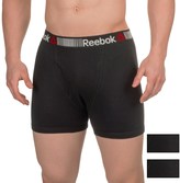 Thumbnail for your product : Reebok Cotton Boxer Briefs - 3-Pack (For Men)
