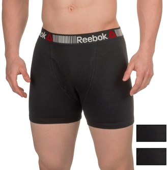 Reebok Cotton Boxer Briefs - 3-Pack (For Men)