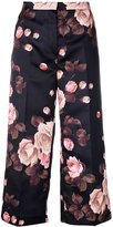 Rochas - floral print cropped trouser 