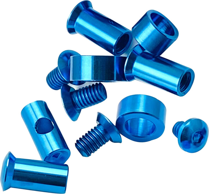 NONE TFBC Titanium Folding Knife Screws for Reeve Large Sebenza 21 Folding Knife DIY Making Accessories Spindle Clamp 1 Set