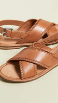 Thumbnail for your product : Frye Robin Feather Crisscross Sandals