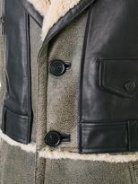 Thumbnail for your product : Drome panelled shearling coat