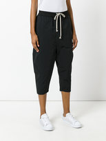 Thumbnail for your product : Rick Owens drawstring cropped trousers