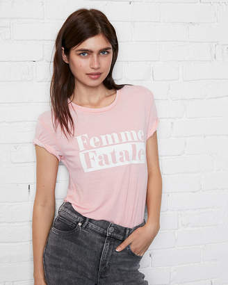 Express One Eleven Femme Fatale Graphic Tee
