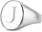 Thumbnail for your product : Sarah Chloe Initial Signet Ring in Sterling Silver - J