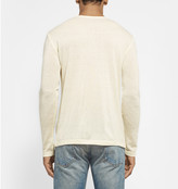 Thumbnail for your product : The Elder Statesman Cashmere and Silk-Blend Henley T-Shirt