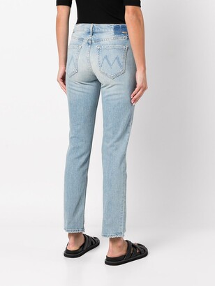 Mother The Flirt frayed jeans