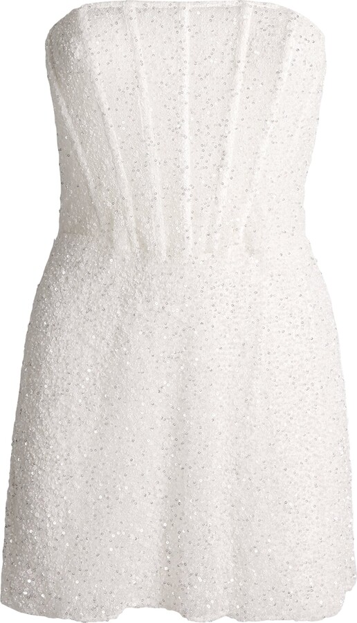 Kiki de Montparnasse Tulle Sequin-Embellished Ange Mini Dress