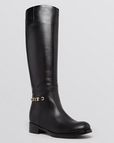 Thumbnail for your product : Ferragamo Flat Riding Boots - Nando