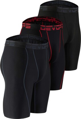 HOPLYNN Men's Long Compression Shorts Cool Dry Sports Tights