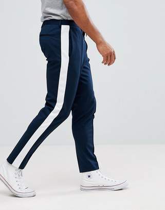 Selected Tapered Pants With Stripe