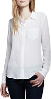 Thumbnail for your product : Equipment Brett Button-Up Blouse, White
