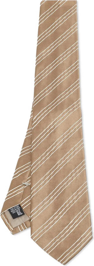 Emporio Armani Pre-Owned Striped Silk Tie