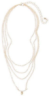 BP Women's Crystal & Stone Layered Necklace