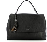Thumbnail for your product : Iuntoo Black Leather Armonia Convertible Top Handle Bag