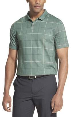Van Heusen Men's Flex Windowpane Short Sleeve Polo Shirt